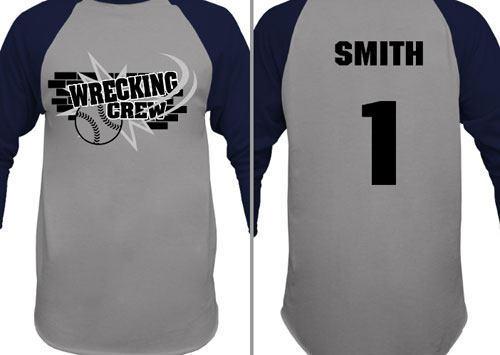 custom softball athletic shirt