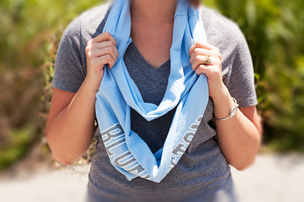 How to Craft a DIY T-Shirt Scarf