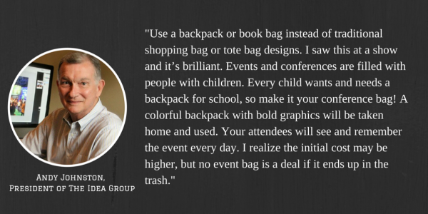 -Use a backpack or book bag instead of