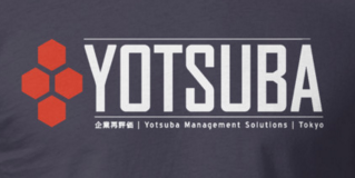 Yotsuba: Yotsuba Management Solutions, Tokyo. Logo of company from Death Note anime series.