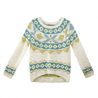 matching knit sweater