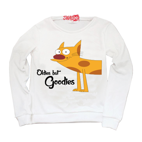 Matching sweater of "Cat" from Nickelodeon show "CatDog"