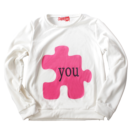 puzzle piece with word "you" on it