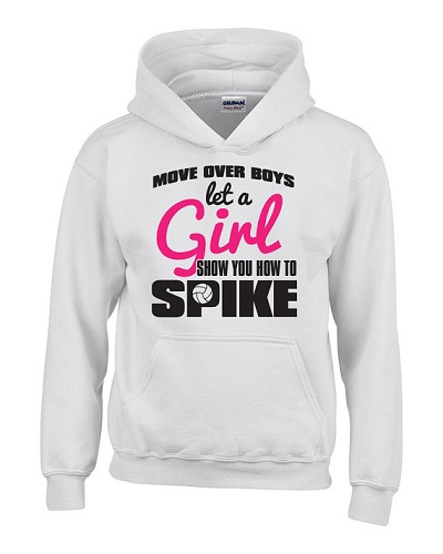move over boys, let a girl show you how to spike