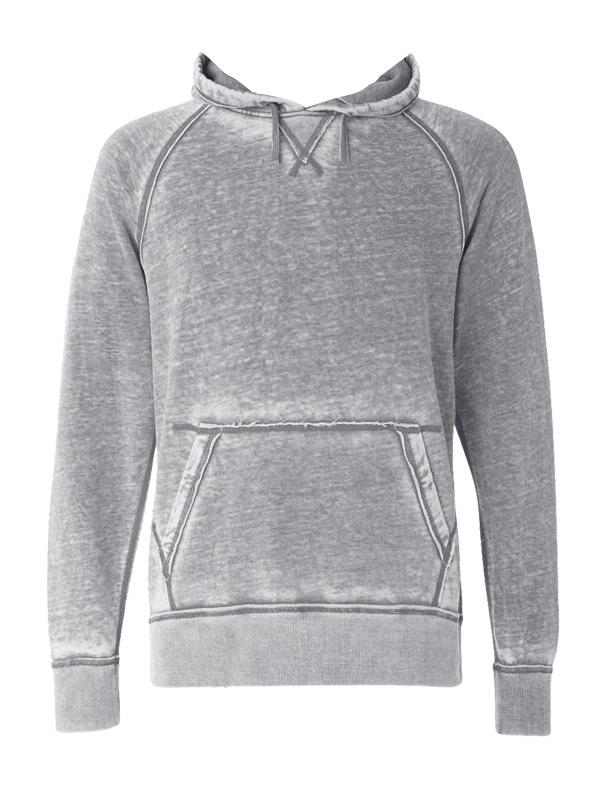 8915 J. America Vintage Zen Fleece Hooded Pullover Sweatshirt