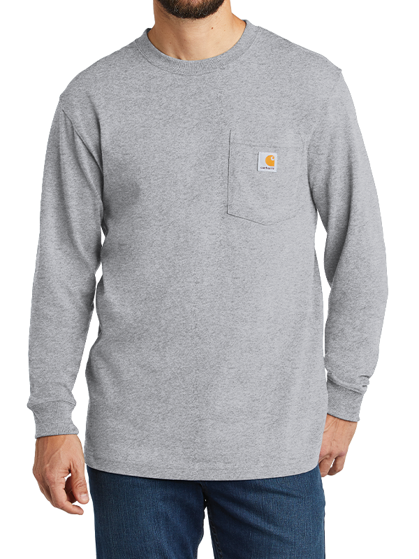 CTK126 Carhartt Long-Sleeve T-Shirt with Pocket