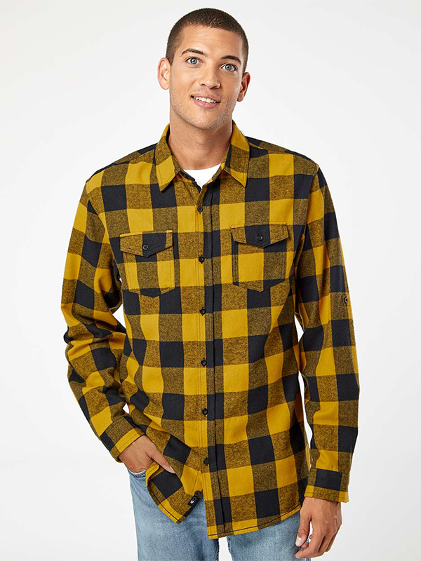 8210 Burnside Yarn-Dyed Long Sleeve Flannel Shirt