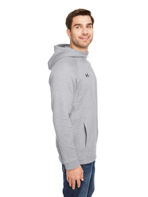 1351313 Under Armour Men's Hustle Full-Zip Hooded Sweatshirt
