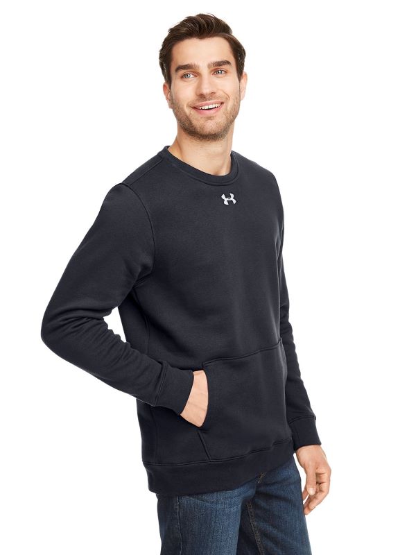 1302159 Under Armour Men's Hustle Fleece Crewneck Sweatshirt