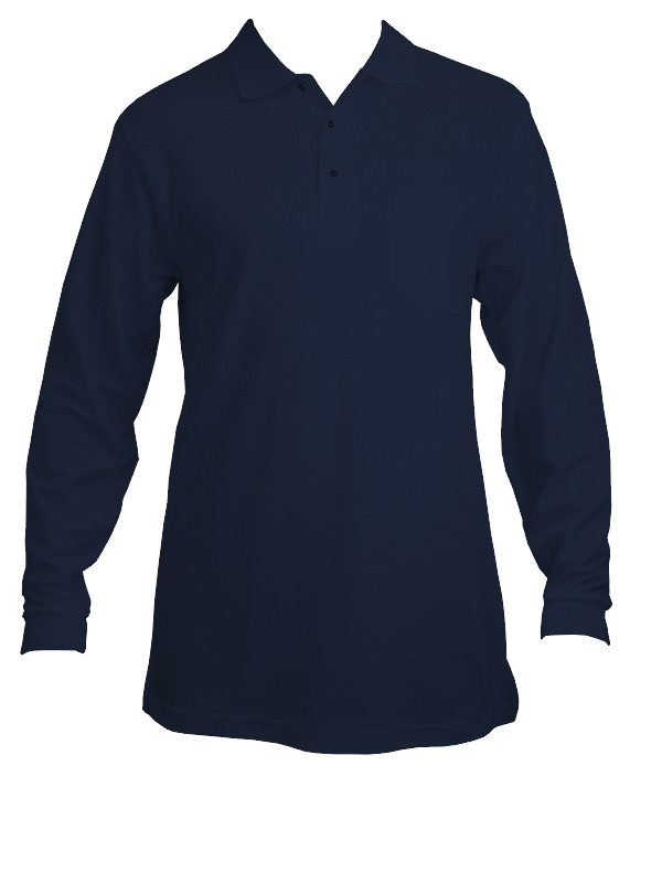 K500LSP Port Authority Silk Touch LS Pocket Polo