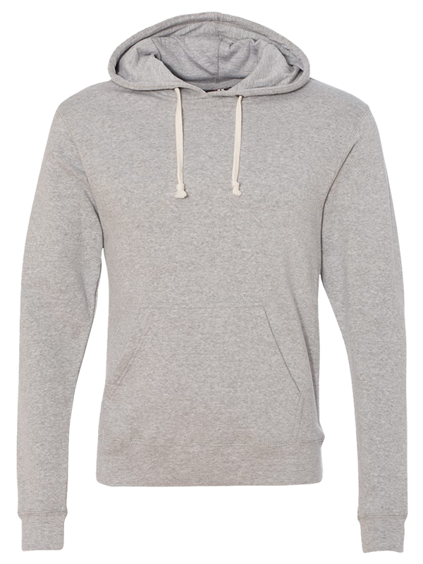 8871 J. America Tri-Blend Hooded Pullover Sweatshirt
