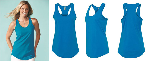 Next Level Ladies Cotton Blend Ideal Racerback Tank Top