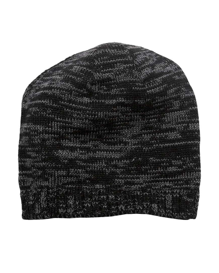 Model wearing a DT620 District Spaced-Dyed Beanie
