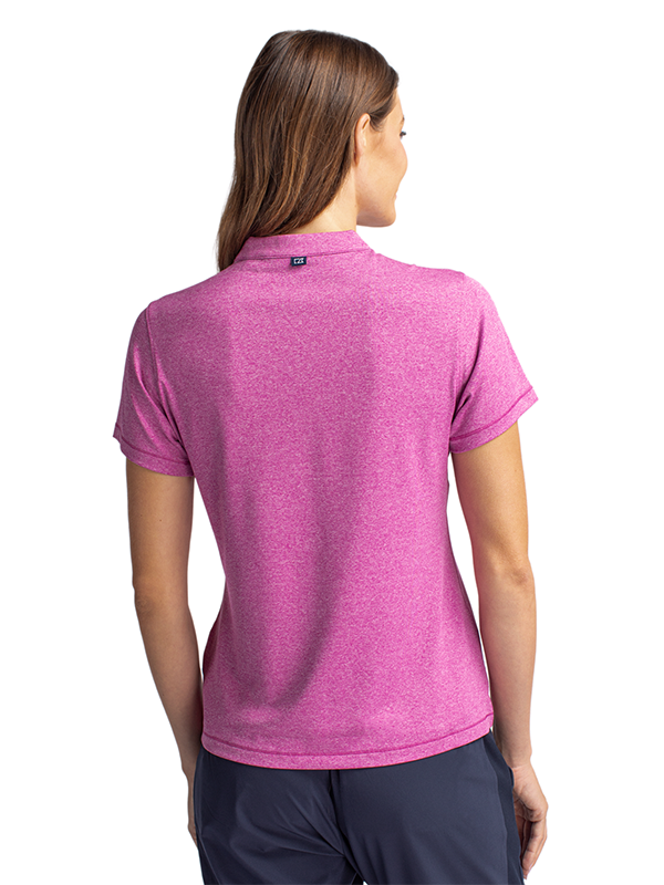 LCK00153 Cutter & Buck Forge Heathered Stretch Womens Blade Top