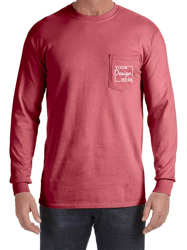 CC4410 Comfort Colors Long Sleeve Pocket T-shirt