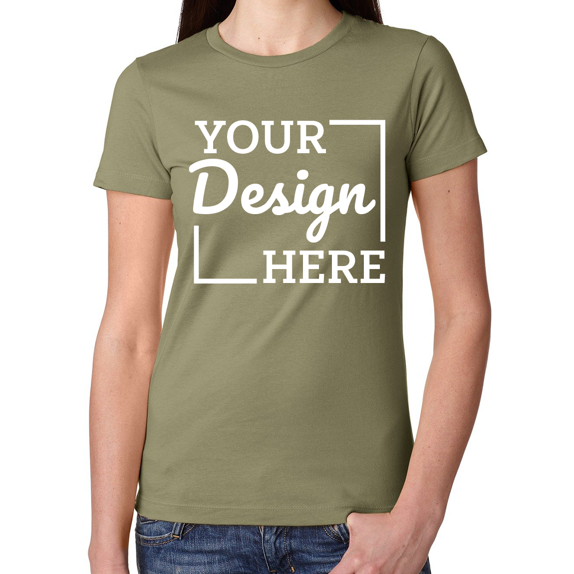 Next Level Ladies Cotton Custom Boyfriend T-Shirt