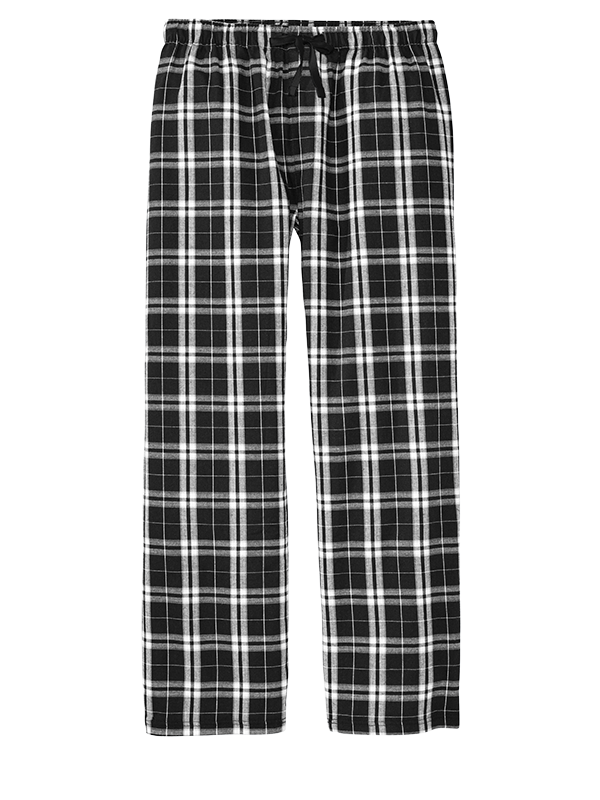 LV + Leopards Black and White Flannel PJ Pants (DT1800