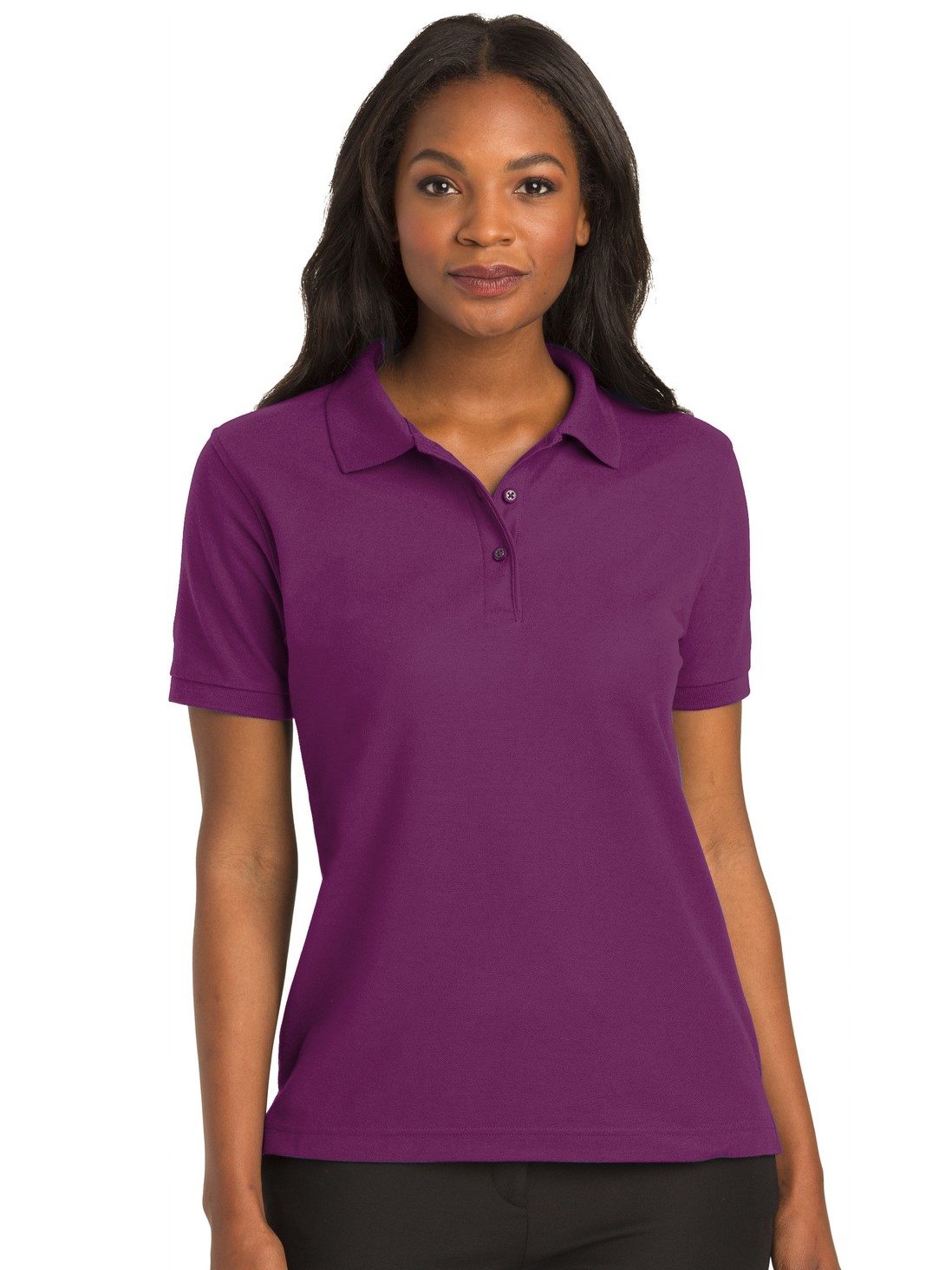 L500 Ladies' Port Authority Silk Touch Polo