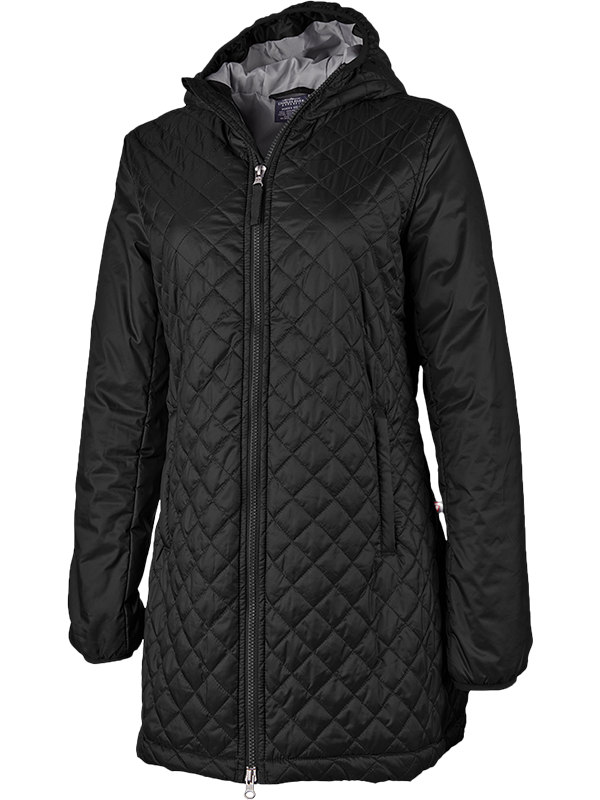 5245 Charles River Women's Lithium Quilted Hooded Parka