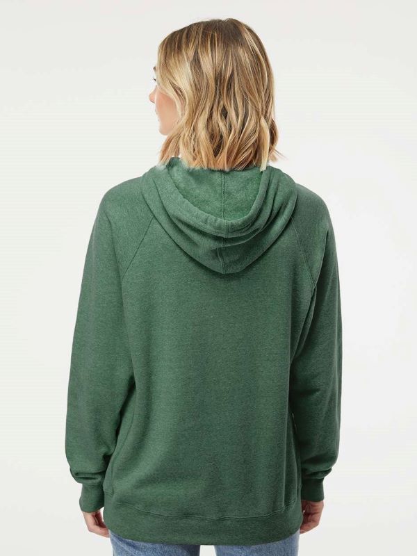 PRM33SBP Independent Trading Co. Unisex Special Blend Raglan Hooded Sweatshirt