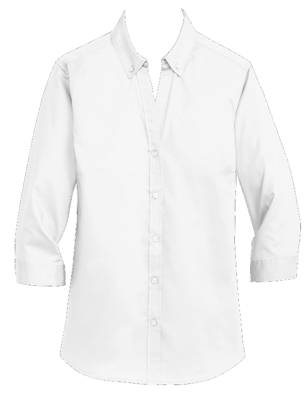 L665 Port Authority Ladies 3/4 Sleeve SuperPro Twill Shirt