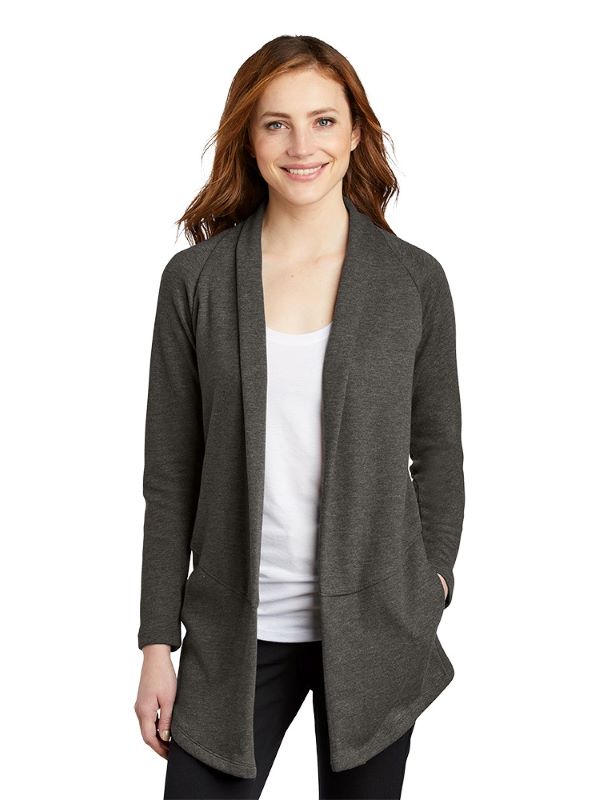 Custom Ladies' Heathered Port Authority Cardigan