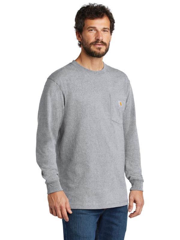 CTK126 Carhartt Long-Sleeve T-Shirt with Pocket