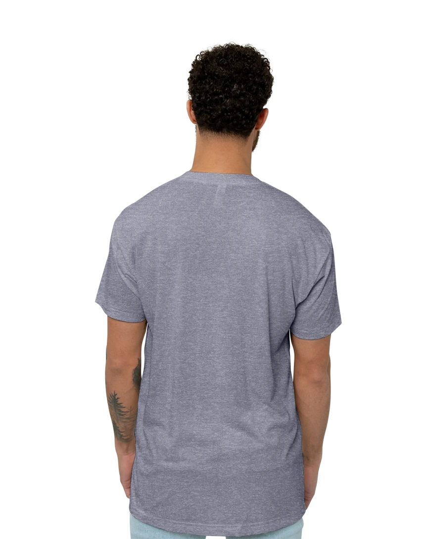 Image of a model wearing a TR401 American Apparel Tri-Blend Tee