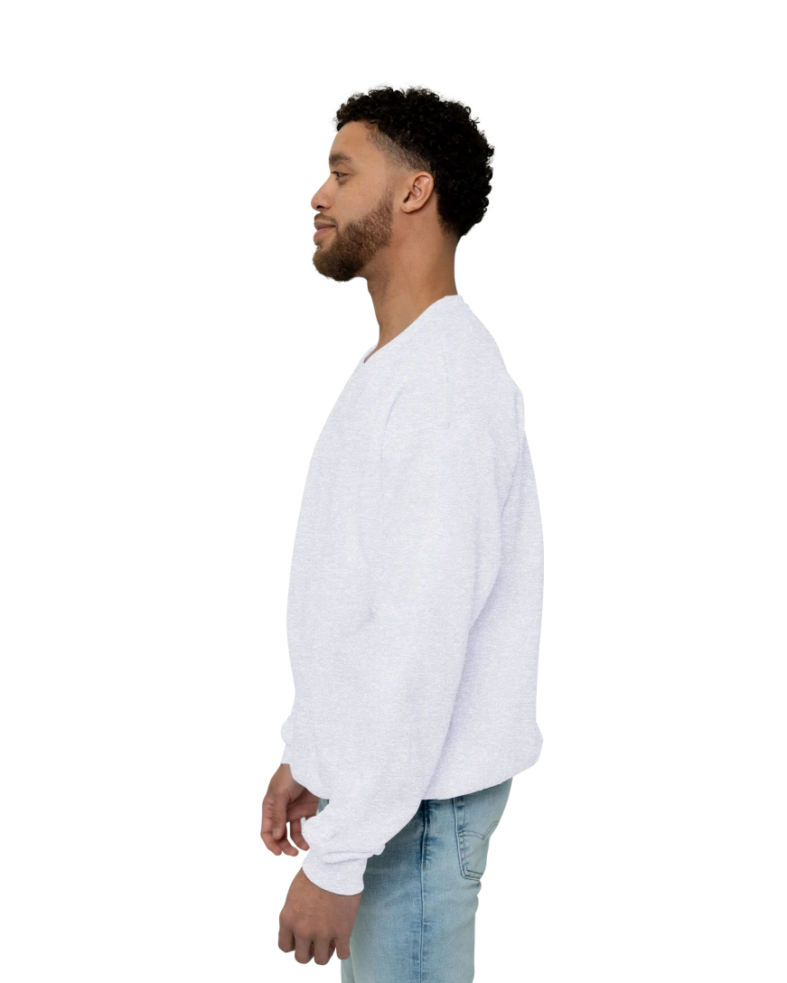 Image of a model wearing a 562 Jerzees NuBlend 50/50 Crewneck