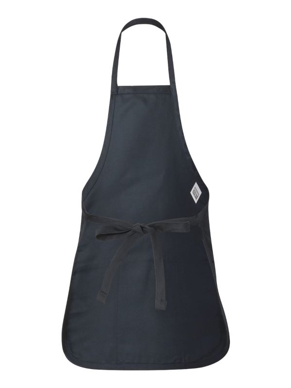 Q4250 Q-Tees Full-Length Apron with Pouch Pocket