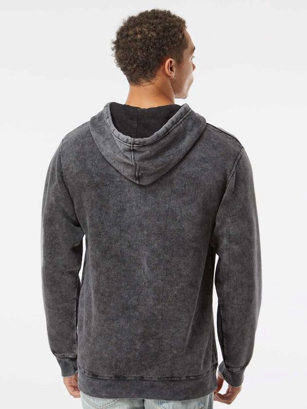 Custom Mineral Washed Hoodie by Independent Trading Co.