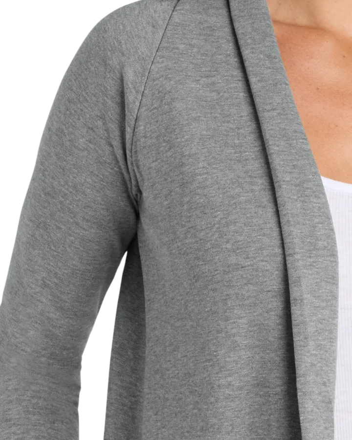 Closeup of a L807 Port Authority Ladies Interlock Cardigan