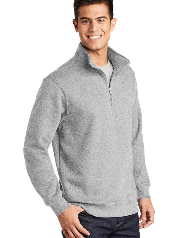 Custom Sport-Tek Quarter-Zip Pullover Sweatshirt