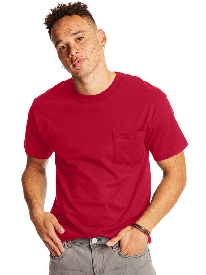 5190 Hanes Beefy-T with Pocket