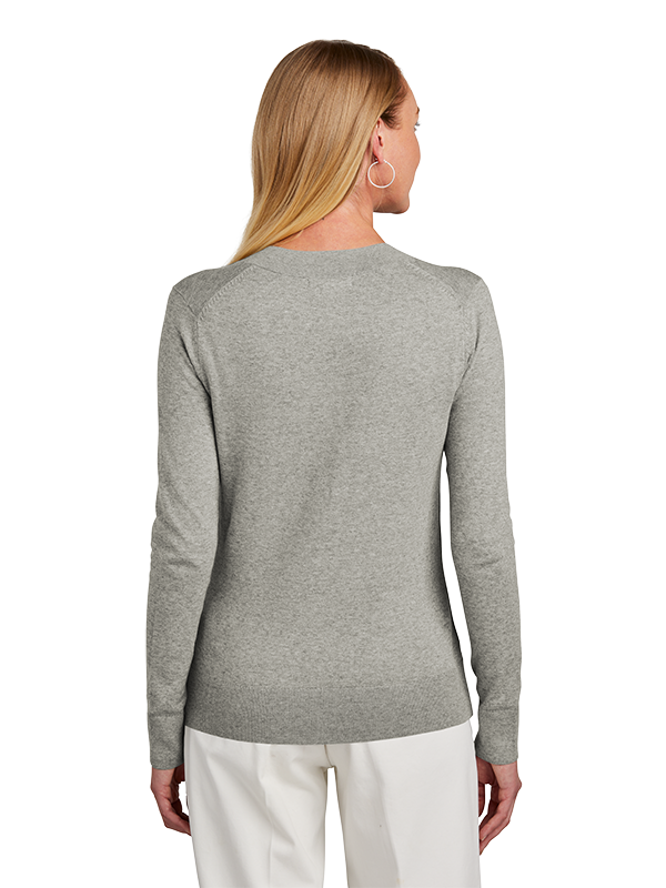 BB18401 Brooks Brothers® Women’s Cotton Stretch V-Neck Sweater