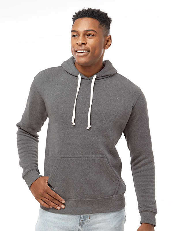 8871 J. America Tri-Blend Hooded Pullover Sweatshirt