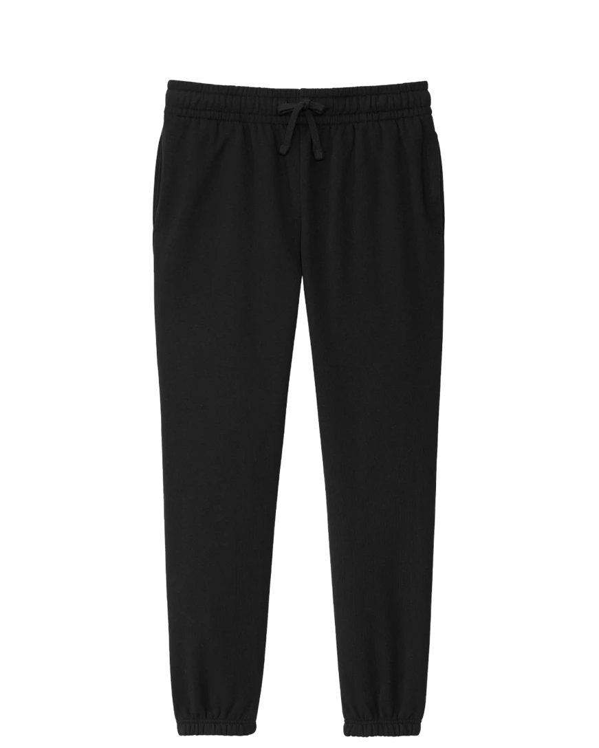 Model wearing a DT6110 District® Women’s V.I.T.™ Fleece Sweatpant