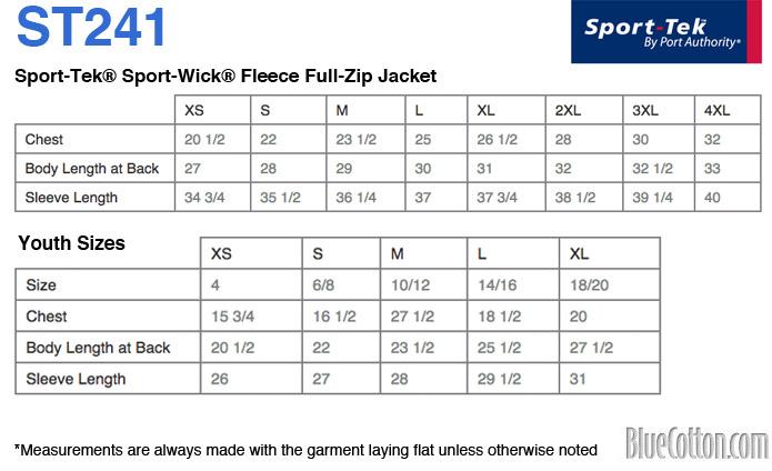 Sport-Tek Unisex Sport-Wick Fleece Full-Zip Jacket | Custom Fleece Jackets
