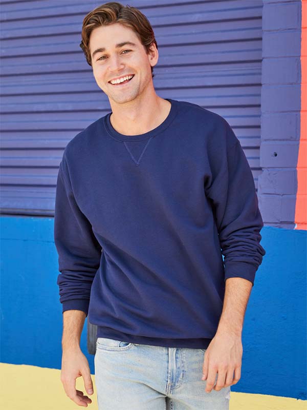 Fruit of the loom sofspun shop crewneck sweatshirt
