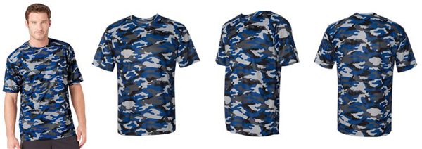 BG4181 Badger Camo Short Sleeve T-Shirt 