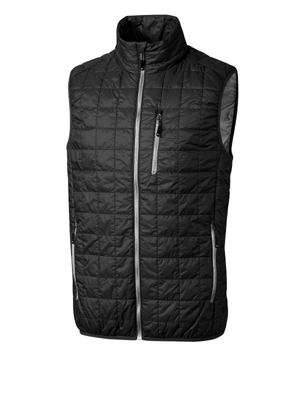 MCO00019 Cutter & Buck Rainier PrimaLoft® Mens Eco Insulated Full Zip Puffer Vest