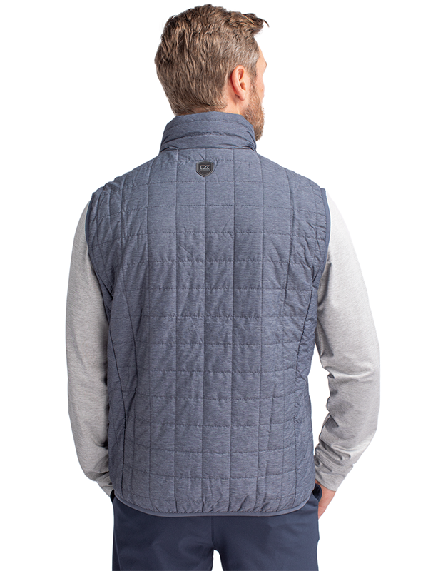 MCO00019 Cutter & Buck Rainier PrimaLoft® Mens Eco Insulated Full Zip Puffer Vest