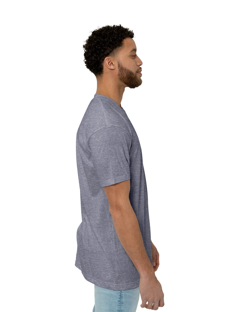 Image of a model wearing a TR401 American Apparel Tri-Blend Tee