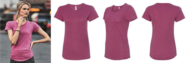 Gildan 6750L Women's Triblend Scoopneck T-Shirt