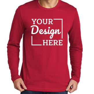 Custom T-shirts:  NL3601 Next Level Premium Fitted Long Sleeve Crew Tee