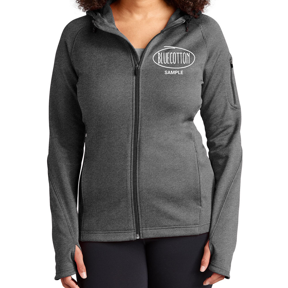 Image of L248 Sport-Tek Ladies Tech Fleece Full-Zip Hooded Jacket