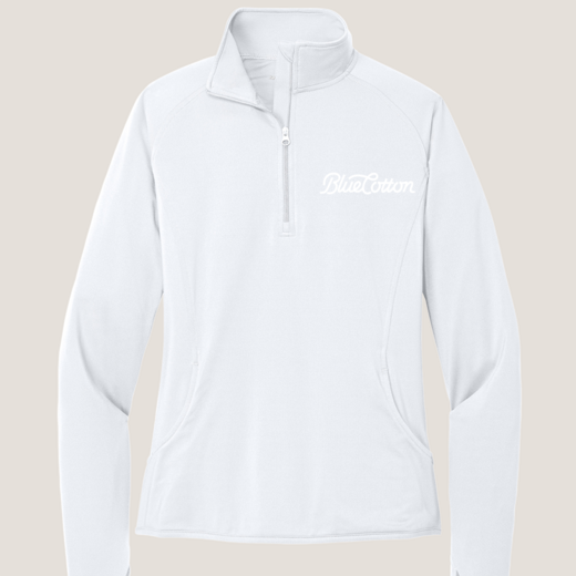 Sample image of LST850 Sport-Tek Ladies Sport-Wick Stretch 1/2-Zip Pullover