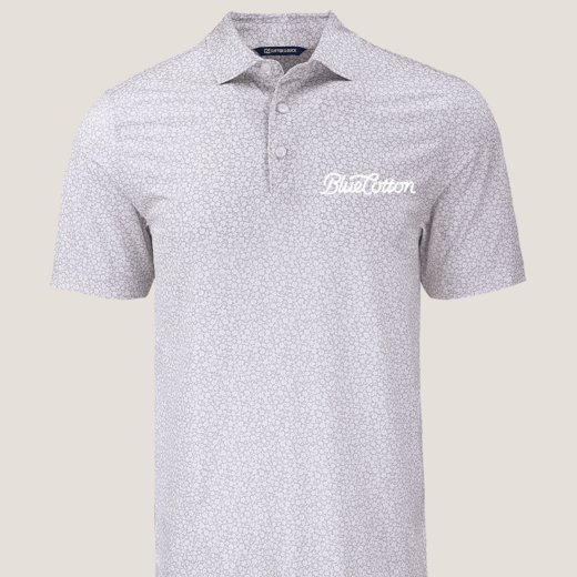 Sample image of MCK01344 Cutter & Buck Pike Eco Flora Print Recycled Mens Polo