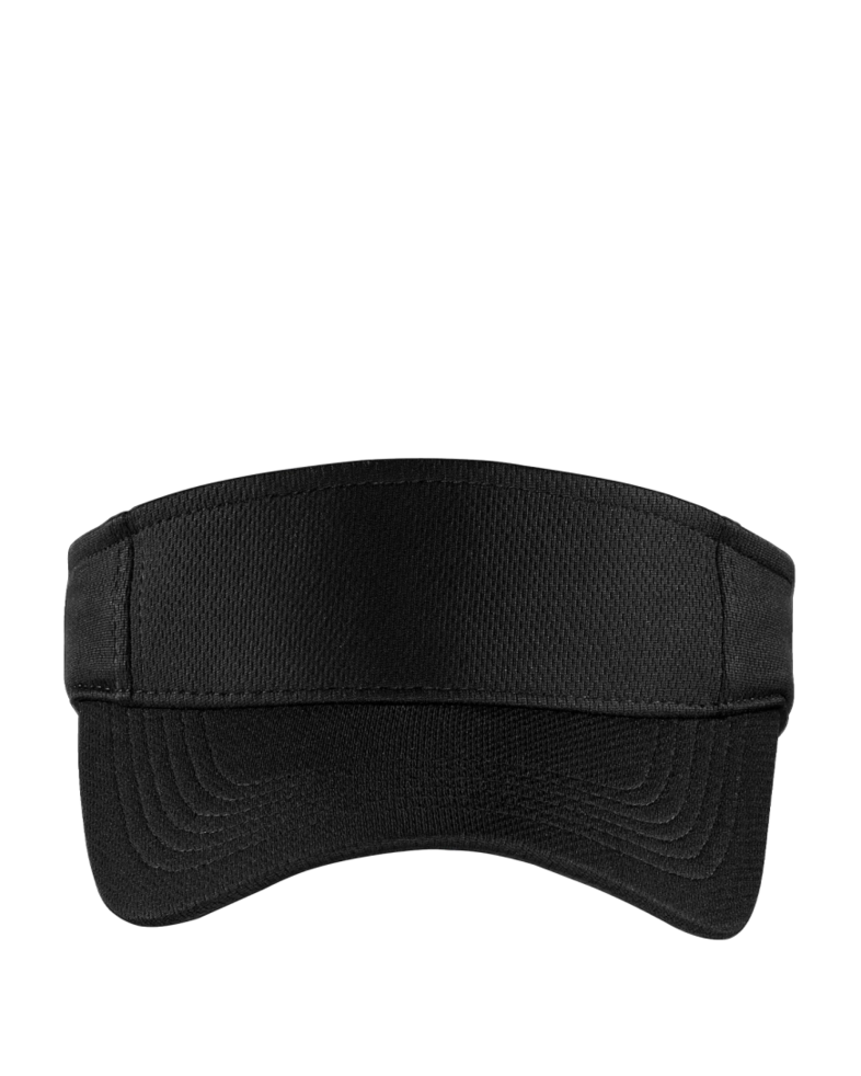 Image of a model wearing a STC27 Sport-Tek PosiCharge RacerMesh Visor