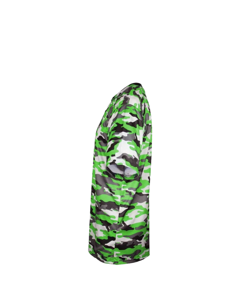 Image of a model wearing a BG4181 Badger Camo Short Sleeve T-Shirt 